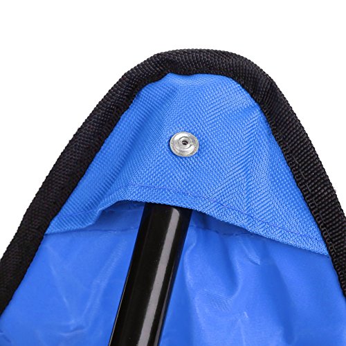 Klapp Camping Hocker 3 Beine Stuhl Sitz Tragbarer Angelstuhl für Camping Angeln Wandern Garten Strand(L-Blue) – Bild 8