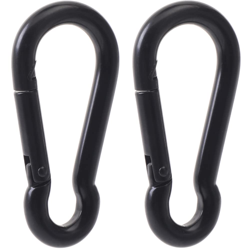 SEPWIK Stainless Steel Carabiner Clips - Heavy Duty Multi-Purpose Spring Snap Hooks for Dog Leash, Outdoor Camping, Swing, Hammock
