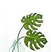 HNXZL 2 Pcs Artificial Monstera Plant Tropical palm Leaf Fake Flowers for Living Room Table Wedding Party Home Decorations