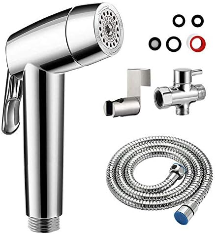 Set Bidet Da Incasso In Acciaio Inox Con Tubo E Supporto - Spray Per WC Con Valvola Miscelatrice - Foto 5