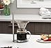 Gourmia GVD9320 Pour Over Stand Coffee Station - Freestanding Drip Coffee Stand with Reusable Stainless Steel Cone Filter - Make Coffee Directly into Mug, Cup or Thermos - Stainless Steel