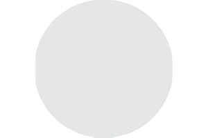 IFLOORTAPE DuraMark 3.5 Inch White Dots for 5S Lean Organization Floor Marking Have Heavy Duty Industrial Outdoor Rubberized Adhesive with Removable Liner (Pack of 10)