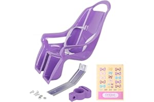 DR BIKE DRBIKE Doll Bike Seat for Girls Bike - Doll Carrier Attachment for 18"-22" American Girl Dolls & Stuffed Animals, Kids Bike Accessories, Fits Most 12-20 Inch Kids Bike