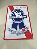 Pabst Blue Ribbon Flag - 5 ft tall X 3 ft wide