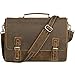 Jack&Chris men's Genuine Leather Briefcase 16