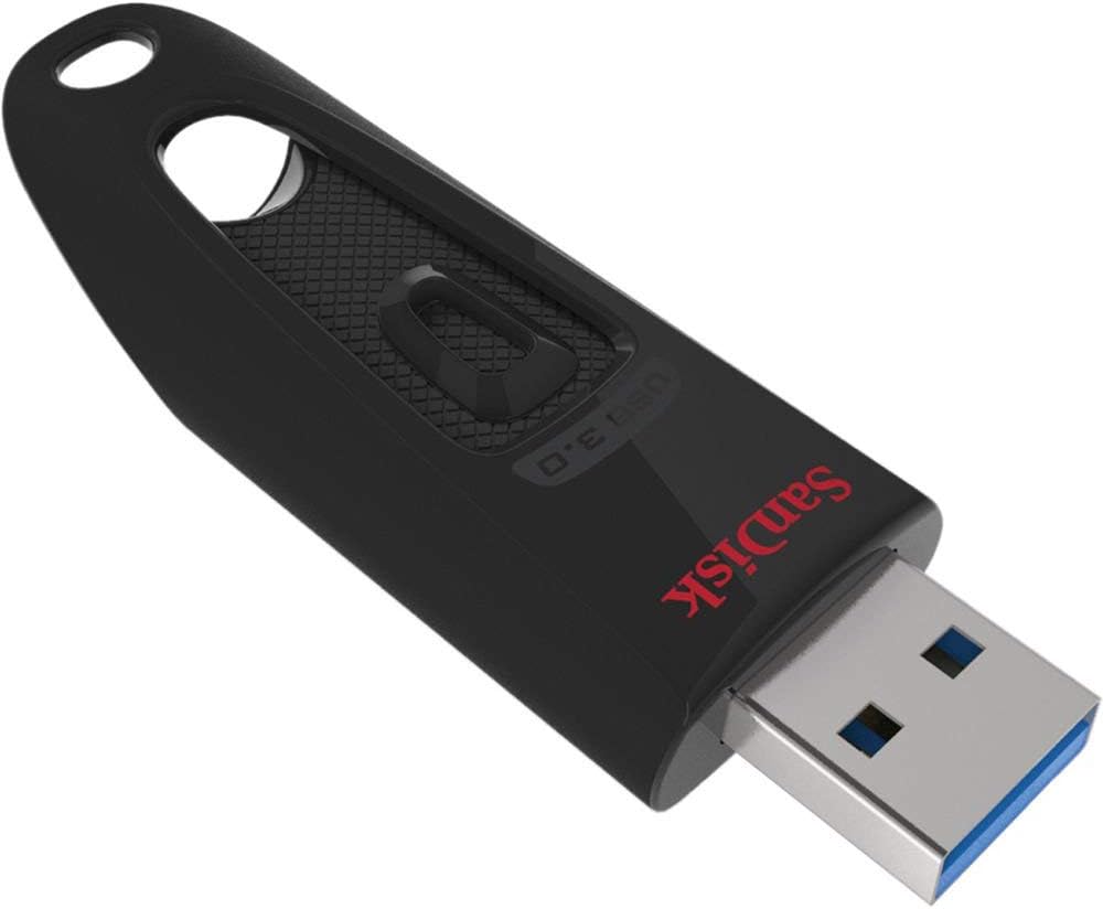 SanDisk Ultra 256 GB USB Flash Drive USB 3.0 Up to 130 MB/s Read & Amazon Basics External Hard Drive Case - Image 4