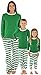 SleepytimePjs Family Matching Holiday Striped Knit Pajamas PJs Sets for Family