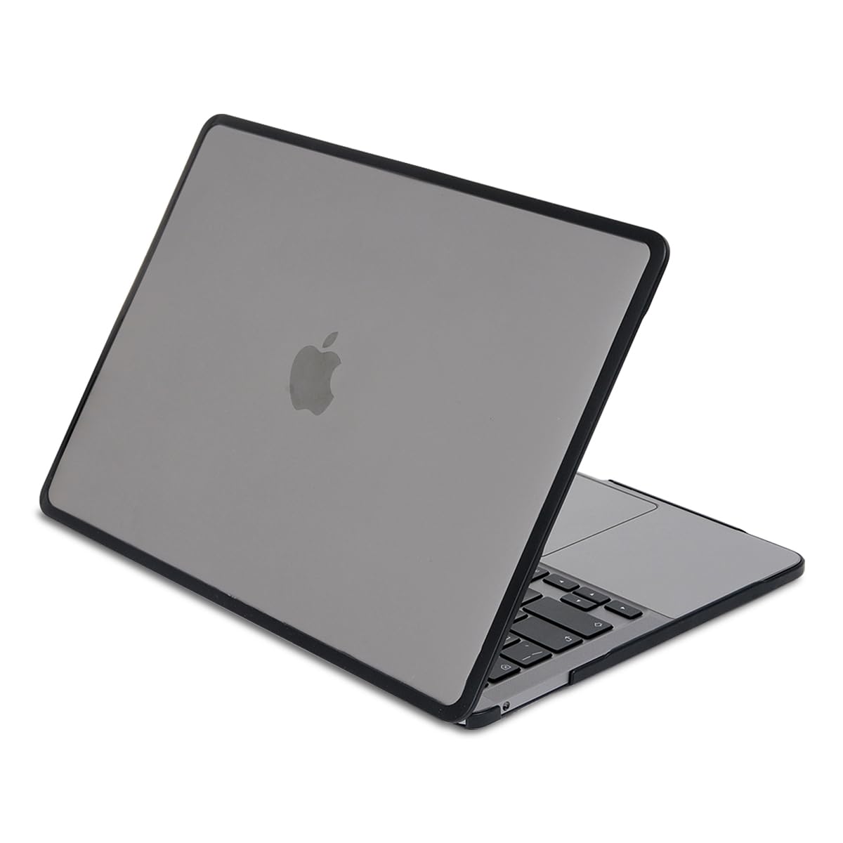 Photo 1 of WAYIFON Anti-Cracking Hard Shell Case Compatible with MacBook Pro 14-inch 2025 2024-2021 Release M4 M3 M2 M1 Pro/Max Chip, Anti-Fingerprint Soft TPU Bumper,Transparent Black