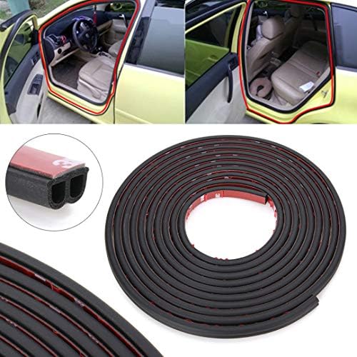 Topsame 5M Car Styling Door Rubber Seal Strip Edge Guard B Shape Type Moulding Trim Weather Strip Protection