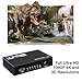 HDMI Splitter 1 in 4 Out 1x4 Ports v1.4 Powered 4K/2K Full Ultra HD 1080p and 3D Support by US Adapter