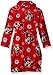 Disney Girls' Big Minnie Mouse Robe, Red, 8