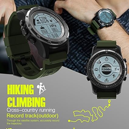 Amazon.com: GPS Smart Watch Men S966 Heart Rate Monitor ...