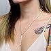 MignonandMignon Mothers Day Gift for Her Vertical Bar Necklace Personalized Simple Coordinate Latitude Longitude Jewelry - 13N