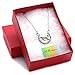 Horse Mustang Pony Horseshoe Necklace Pendant Lucky Charm Western Cowboy Cowgirl (Blue)