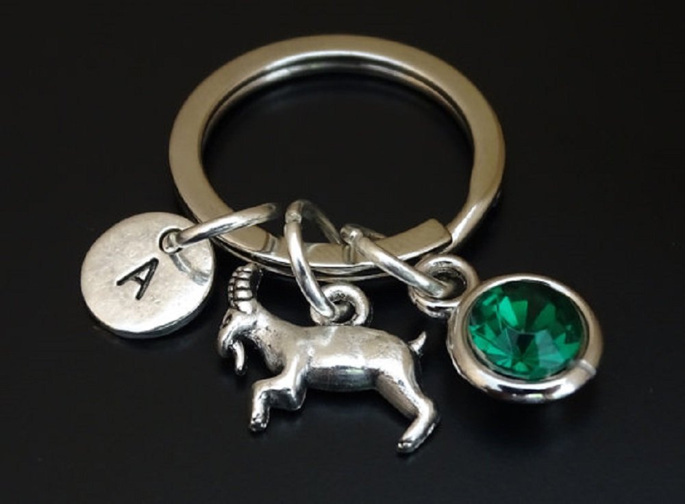 Goat Keychain, Goat Charm, Goat Pendant, Goat Key Chain