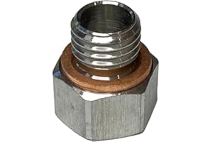 Boost Monkey Male M12x1.5 to Female 1/8" NPT Gauge Sensor Thread Reducer Adapters