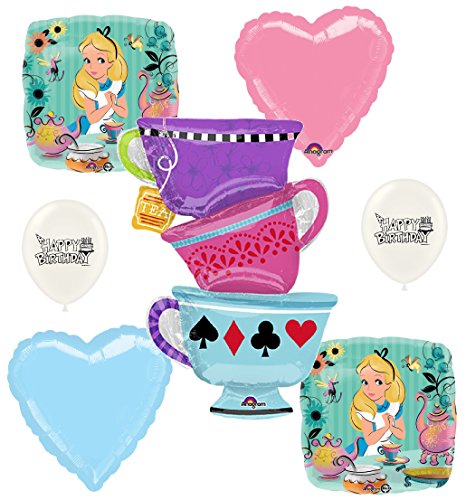 Alice in Wonderland Mad Tea Party Event Decorations Bouquet of Balloons