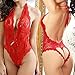 HOT！Lingerie,BeautyVan Women Sexy Lingerie Open Crotch Underwear With garter (M, Red ~2)