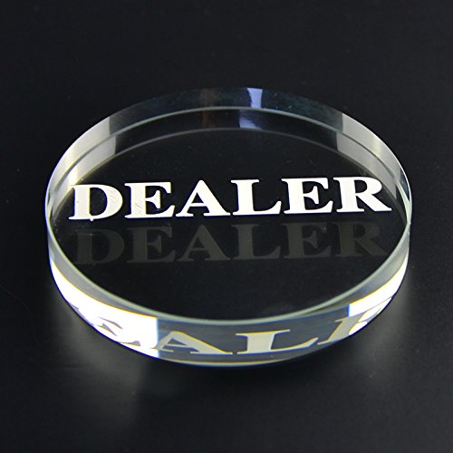 Smartdealspro Transparent Dealer Poker Buttons
