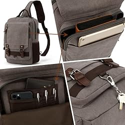 H HIKKER-LINK Anti-Theft Canvas Messenger Bag