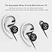 aROTaO Bluetooth Headphones Wireless 4.1 Magnetic Earbuds In-Ear Sweatproof Sports Earphones AptX Stereo with Mic Secure Fit for Running, Workout and Gym (Black)