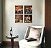 Red Wine Cups HD Modern 4 Panels Framed Wall Art Abstract Giclee Canvas Prints Artwork Contemporary Vintage Pictures Paintings on Canvas Wall Art for Kitchen Home Decorations