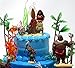 Cake Toppers Moana Birthday Set Featuring Various Characters and Decorative Themed Accessories