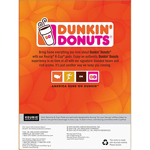 Dunkin' Donuts Decaf Medium Roast Coffee, 88 K Cups for Keurig Coffee Makers - //coolthings.us