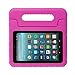 AVAWO Kids Case for Fire 7 2017/2019 - Light Weight Shock Proof Handle Kid-Proof Case for Fire 7 inch Display Tablet (7th Generation / 9th Generation - 2017/2019 Release), Rose