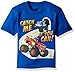 Blaze and the Monster Machines Little Boys' Toddler Short Sleeve T-Shirt, Royal Blue, 3T
