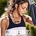 Akface Bluetooth 5.0 HD Stereo Sound Water Proof Sports Earphones with Soft Silicon Earhooks 6Hrs Play Time for Workout, Running, Gym, Black