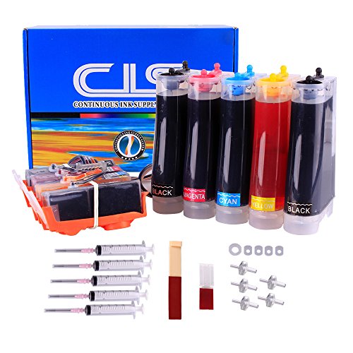 JetSir Premium Continuous Ink Supply System CIS for HP 564 5-Tank With Ink & Chip 5 Color Continuous Ink Supply System (CISS) 564 for Hp Classical Model 564V