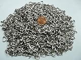 3/8" Galvanized Hog Rings for cages, traps, fencing, sausage casings, etc. USA MADE (11 oz)