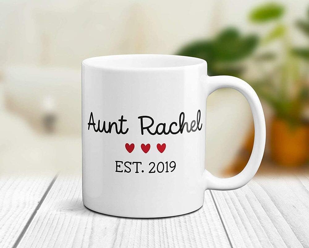 Personalized Coffee Mug for New Aunts Aunt to