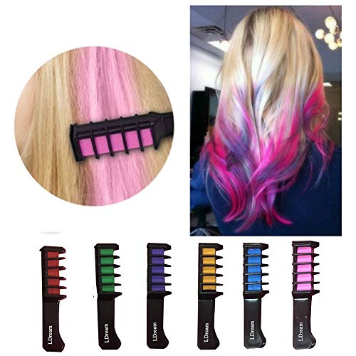 Hair Chalk Temporary Hair Chalks Colour Set Hair Chalk Comb Hair