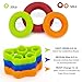 UJoylify Finger Exerciser, Hand Strengthener Grip Ring-Finger Stretcher Resistance Bands-6 Hand Finger Strength Trainer Set for Sports, Musicians,Physical Rehb,Hand Therapy,Stress Relief Grip Exercise