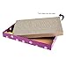 PEEKAB Cat Scratcher Cardboard Wide Scratching Board Reversible Corrugate Cat Scratch Pad with Box Catnip Included Large 3PCS
