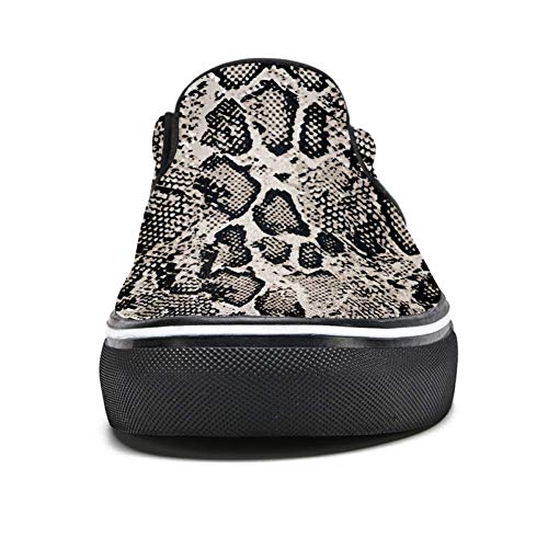 51bH95MlmEL TIZORAX Mocasines sin costuras de piel de serpiente para hombres y niños, zapatos planos de lona para barco TIZORAX Mocasines sin costuras de piel de serpiente para hombres y niños, zapatos planos de lona para barco - Imagen 3