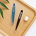 amoore Eyebrow Tweezers 2 pcs Hair Tweezer Stainless Steel Slant Tip and Pointed Eyebrow Tweezer Set for Plucking Chin Facial Hair Splinter