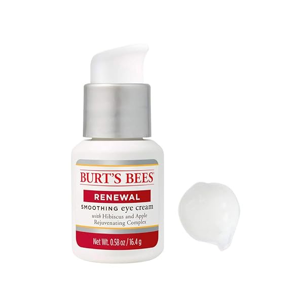 BURT’S BEES RENEWAL SMOOTHING EYE CREAM, FIRMING EYE CREAM, 0.58 OUNCE