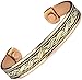 Men Women Magnetic Therapy Pure Copper Bracelet Arthritis Anti Inflamattory Healing Cuff Golf Bangle Mcb14 (1)