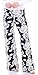 Popana Damask Palazzo Pants - Made In USA, Black, X-Large