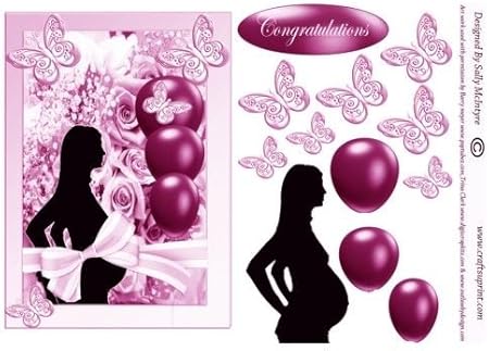 Congratulazioni Per La Gravidanza Rosa Di Sally Mcintyre Amazon It Casa E Cucina