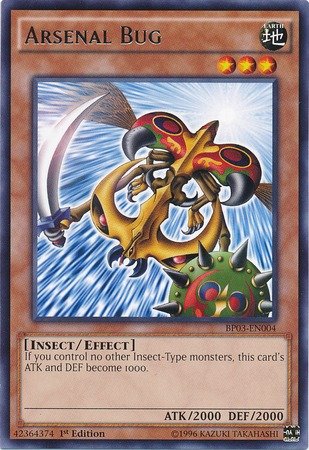 Yu-Gi-Oh! - Arsenal Bug (BP03-EN004) - Battle Pack 3: Monster League - 1st Edition - Rare