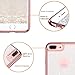 BENTOBEN iPhone 8 Plus Case, iPhone 7 Plus Case, Bling Glitter Clear Drop Protection Hard PC TPU Hybrid Dual Layer Slim Shockproof Stripes Phone Case for iPhone 8 Plus / 7 Plus (5.5 inch) Rose Gold