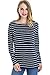 Smallshow Women's Maternity Long Sleeve Nursing Tops with Lift Up Breastfeeding Access Navy Medium