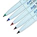 EXPO Vis-A-Vis Wet-Erase Overhead Transparency Markers, Fine Point, Assorted Colors, 5-Count
