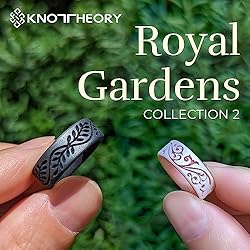 Knot Theory Heart Vine Silicone Ring in Baby Blue