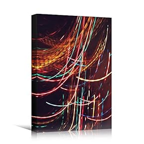 signwin Canvas Wall Art Assorted Lights Abstract Colorful...