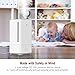 TaoTronics Top Fill Ultrasonic Humidifier,Cool Mist Humidifier & Oil Diffuser Humidifier for Bedroom Baby Large Room, 3 Mist Levels, Timer, Waterless Auto Shut Off -(5L/1.32 Gallon, US 110V)